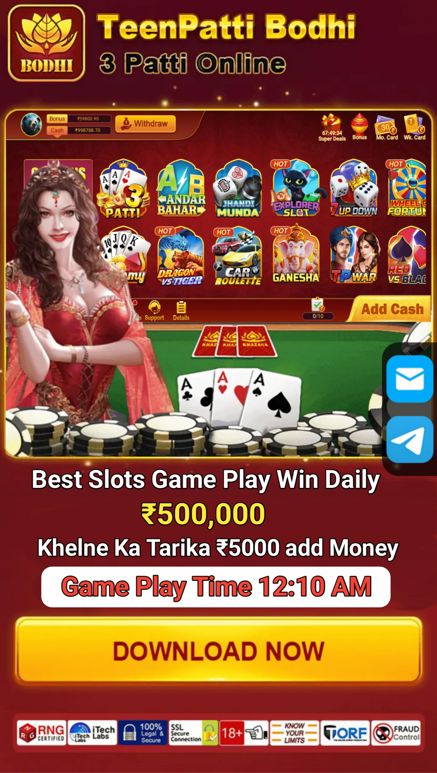 Teen patti bodhi apk download